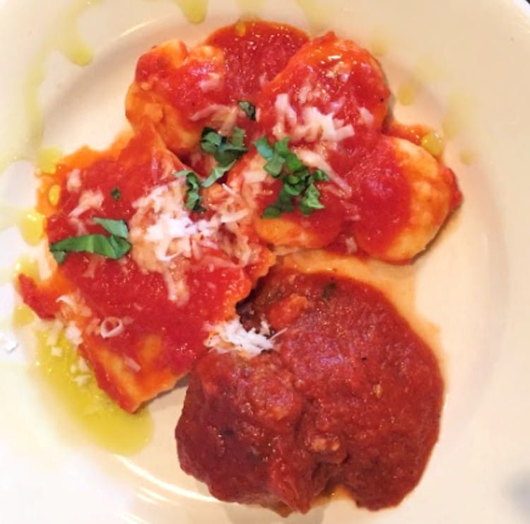 omaha's pasta amore gnocchi dish