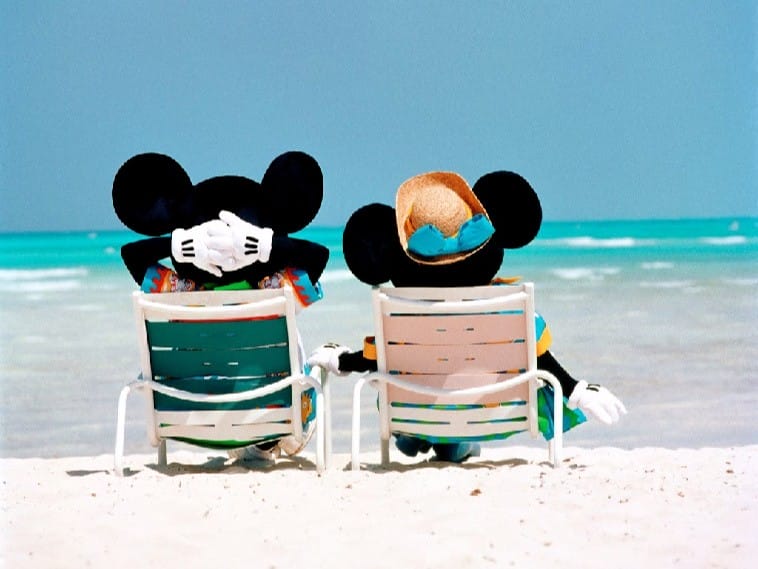 disney cruise line on the beach