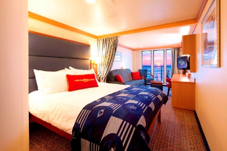 a disney cruise room