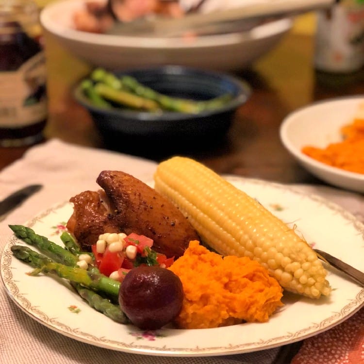 eating healthy and local