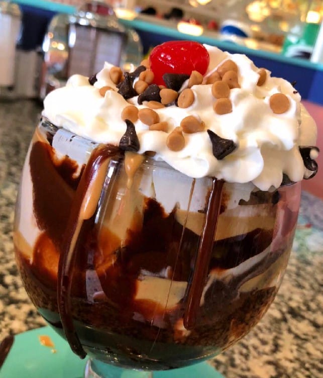 sundae at beaches & cream at disney world