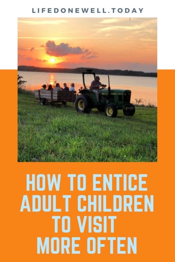 tips to entice adult children to visit more often