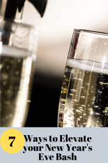 what are some tips to add sparkle to a new year's eve party