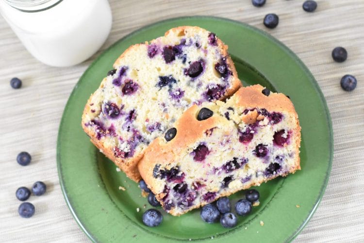 the best blueberry bread recipe