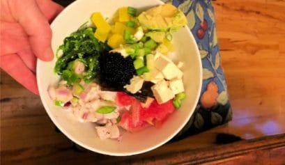 do pickled radishes work well in a poke bowl