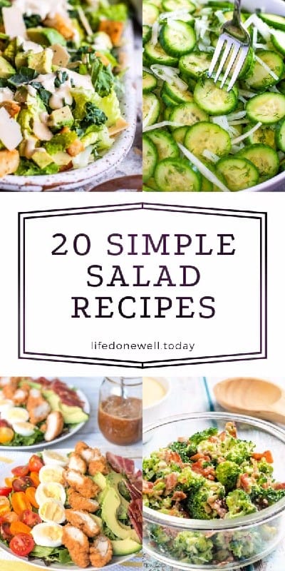 20 simple salad recipes for summer