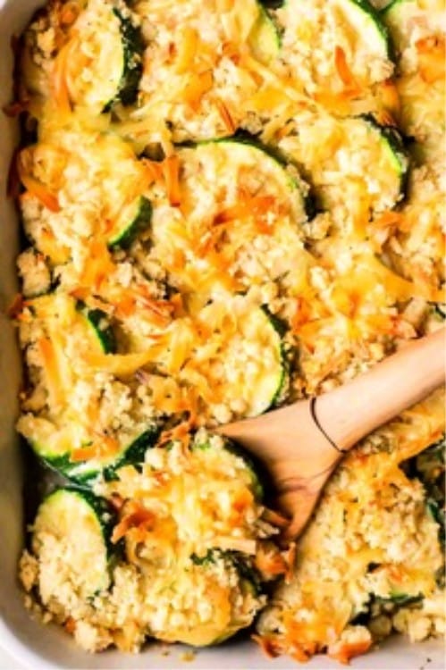zucchini gratin recipe from Delicious Little Bites