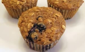 Blueberry Oatmeal Muffins