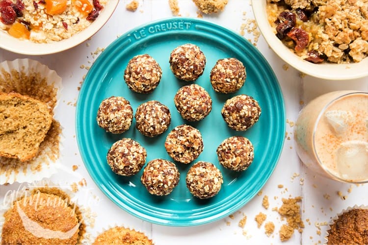 date balls made with granola