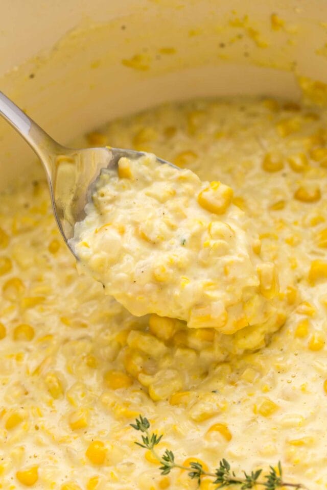 fall side dish recipes like creamed corn