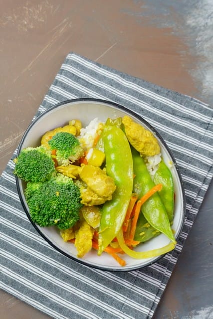 instant pot turkey turmeric stir fry