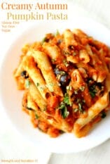 fall inspired dinner recipes like pumpkin pasta