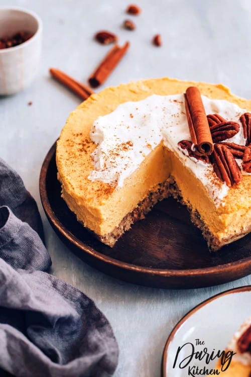 make-ahead thanksgiving recipes like pumpkin cheesecake