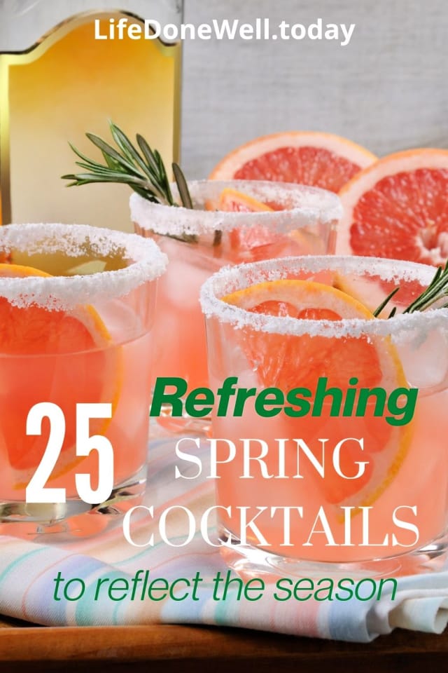 spring cocktails to reflect the season