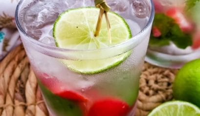 strawberry mint mojito