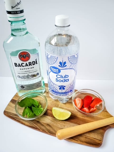 strawberry mint mojito