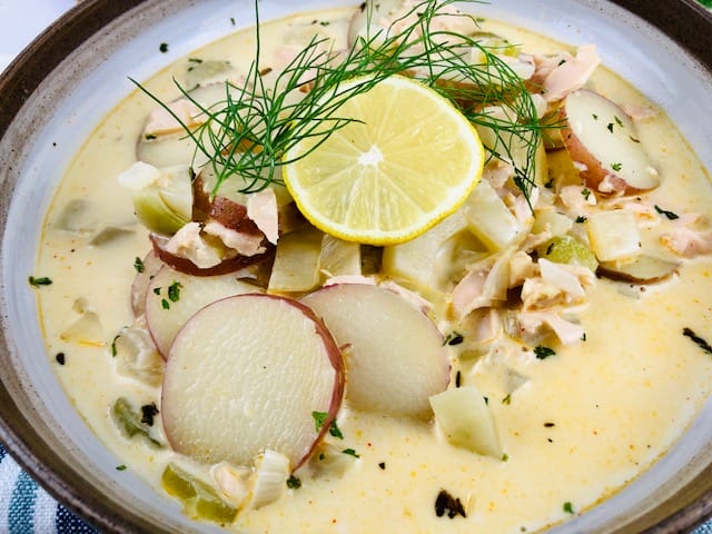 salmon chowder recipe
