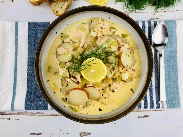 salmon chowder recipe