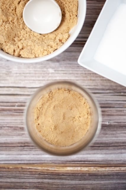 chocolate chip cookies in a jar
