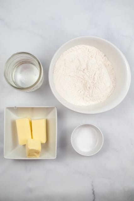 Puff pastry dessert recipes basic ingredients.
