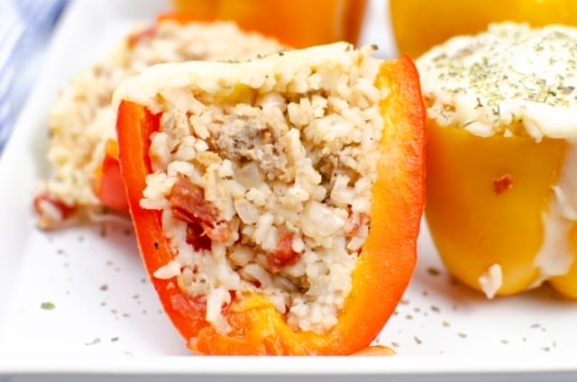 This instant pot stuffed pepper recipe can be made in the Instapot!