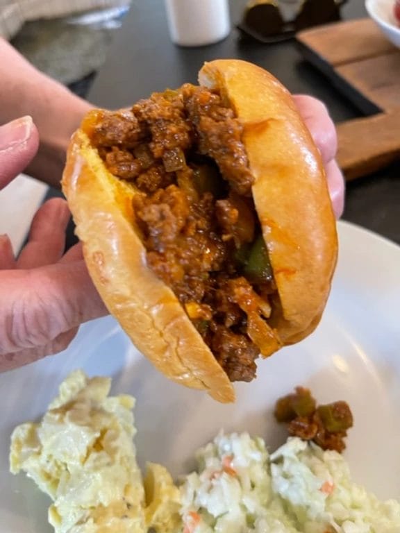 Turkey sloppy joes are an easy dinner option.