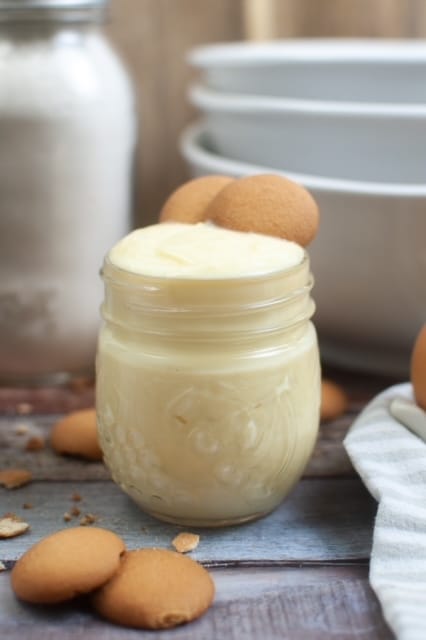 homemade vanilla pudding