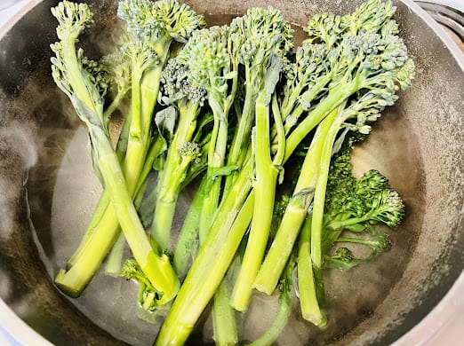 Steam the broccolini prior to using it in this recipe.